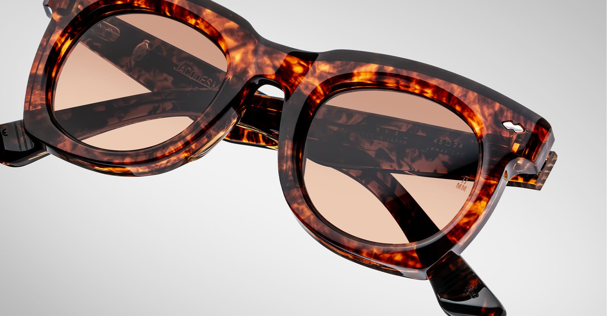 Ottica Mondello Roma - Jacques Marie Mage - JMMAV-15D - AVA - SAMOA - Acetate - shape Round - Tortoise - EYEWEAR - SUNGLASSES - Unisex,Uomo,Donna,Women,Men - lens Brown - Made In Japan
