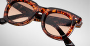 Ottica Mondello Roma - Jacques Marie Mage - JMMAV-15D - AVA - SAMOA - Acetate - shape Round - Tortoise - EYEWEAR - SUNGLASSES - Unisex,Uomo,Donna,Women,Men - lens Brown - Made In Japan