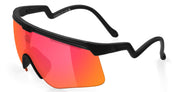 Ottica Mondello Roma - Alba Optics - 8050054518565 - DELTA - BLACK / VZUM F-LENS FIRE - Tr90 - shape Mask - Black - EYEWEAR - SUNGLASSES - Unisex,Uomo,Donna,Women,Men - lens red - Made In Italy