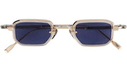Ottica Mondello Roma - Sato - Deneb-T RG-P-1 - Deneb-T RG/P-1 - ROSE GOLD / PLATINUM - Titanium - shape Rectangular - rose gold - EYEWEAR - SUNGLASSES - Unisex,Uomo,Donna,Women,Men - lens Blue - Made In Japan