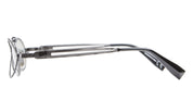 Ottica Mondello Roma - Kuboraum - KRSH18BM0000004G - MASK H18 - BLACK MATTE - Metal - shape Oval - Black - EYEWEAR - SUNGLASSES - Unisex,Uomo,Donna,Women,Men - lens light grey - Made In Italy