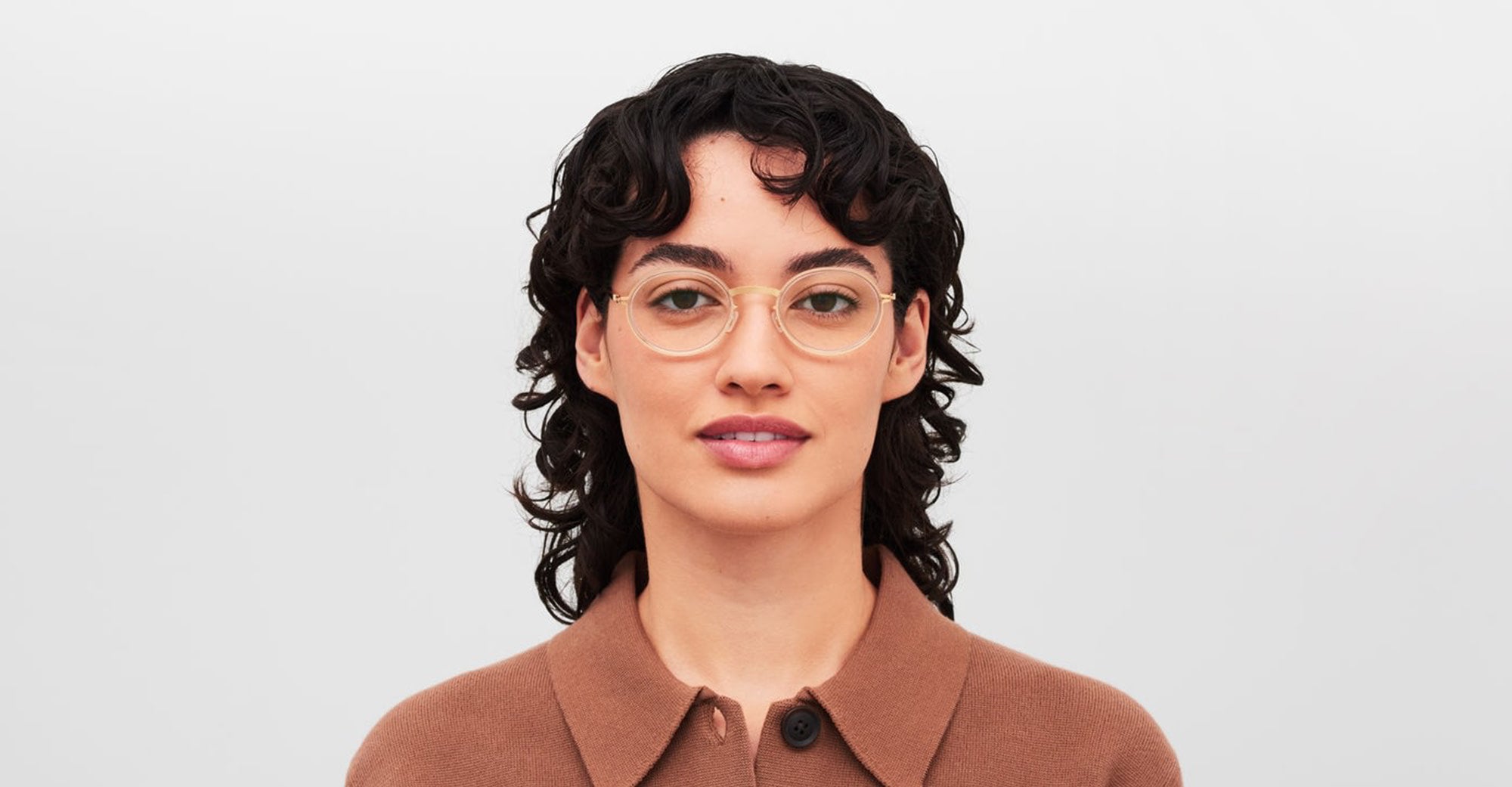 Ottica Mondello Roma - Mykita - 10089686 - BERTHOLD - A98 Glossy Gold / Desert Haze RX - stainless steel - shape Oval - Gold, brown - EYEWEAR - EYEGLASSES - Unisex,Uomo,Donna,Women,Men - lens Clear - Made In Germany