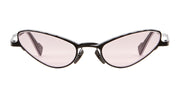 Ottica Mondello Roma - Kuboraum - KRSZ22BB0000002P - MASK Z22 - BLACK MATT - metal, acetate - shape Cat-eye - Black - EYEWEAR - SUNGLASSES - Donna,Women - lens Pink - Made In Italy