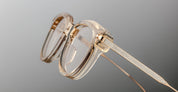 Ottica Mondello Roma - Jacques Marie Mage - JMMHIRX-1p - HISAO - PERLE RX - Acetate, titanium - shape Round - pink - EYEWEAR - EYEGLASSES - Donna,Women - lens Clear - Made In Japan