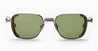 Ottica Mondello Roma - Akoni - AKS-513C-49 - ECLIPSE - OLIVE / BRUSHED BLACK PALLADIUM - Titanium - shape Squared - Silver - EYEWEAR - EYEGLASSES - Uomo,Men - lens olive green - Made In Japan