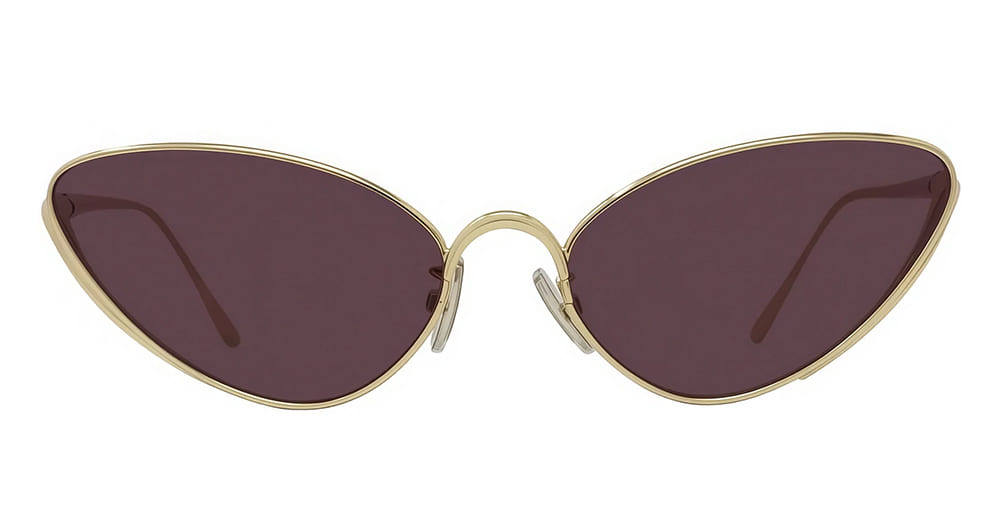 PURPLE LENS - Metal - shape Cat-eye - Gold - EYEWEAR - SUNGLASSES - Donna,Women - lens purple - Made In Italy