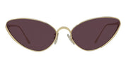 Ottica Mondello Roma - Loewe - LW40179U5930Y - LW40179U - GOLD / PURPLE LENS - Metal - shape Cat-eye - Gold - EYEWEAR - SUNGLASSES - Donna,Women - lens purple - Made In Italy