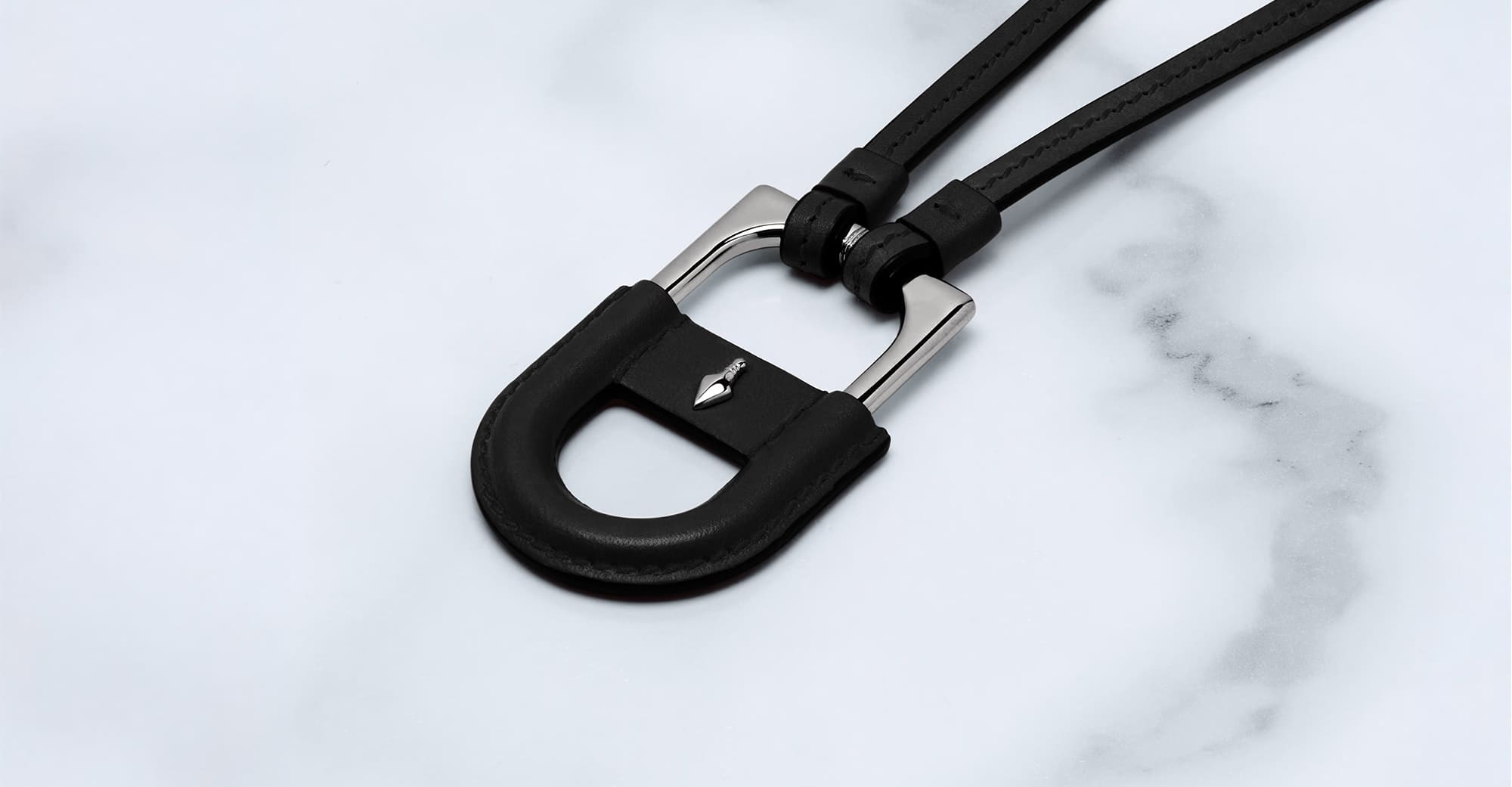 Ottica Mondello Roma - Jacques Marie Mage - JMMOVP-88 - BOLIN EYEWEAR NECKLACE - BLACK - Leather - shape  - Black - ACCESSORI - ACCESSORIES - Unisex,Uomo,Donna,Women,Men - lens  - Made In Italy