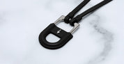 Ottica Mondello Roma - Jacques Marie Mage - JMMOVP-88 - BOLIN EYEWEAR NECKLACE - BLACK - Leather - shape  - Black - ACCESSORI - ACCESSORIES - Unisex,Uomo,Donna,Women,Men - lens  - Made In Italy
