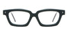 Ottica Mondello Roma - Kuboraum - KROP25FO000000OP - MASK P25 FO - FOREST GREEN RX - Acetate - shape Rectangular - green - EYEWEAR - EYEGLASSES - Unisex,Uomo,Donna,Women,Men - lens Clear - Made In Italy