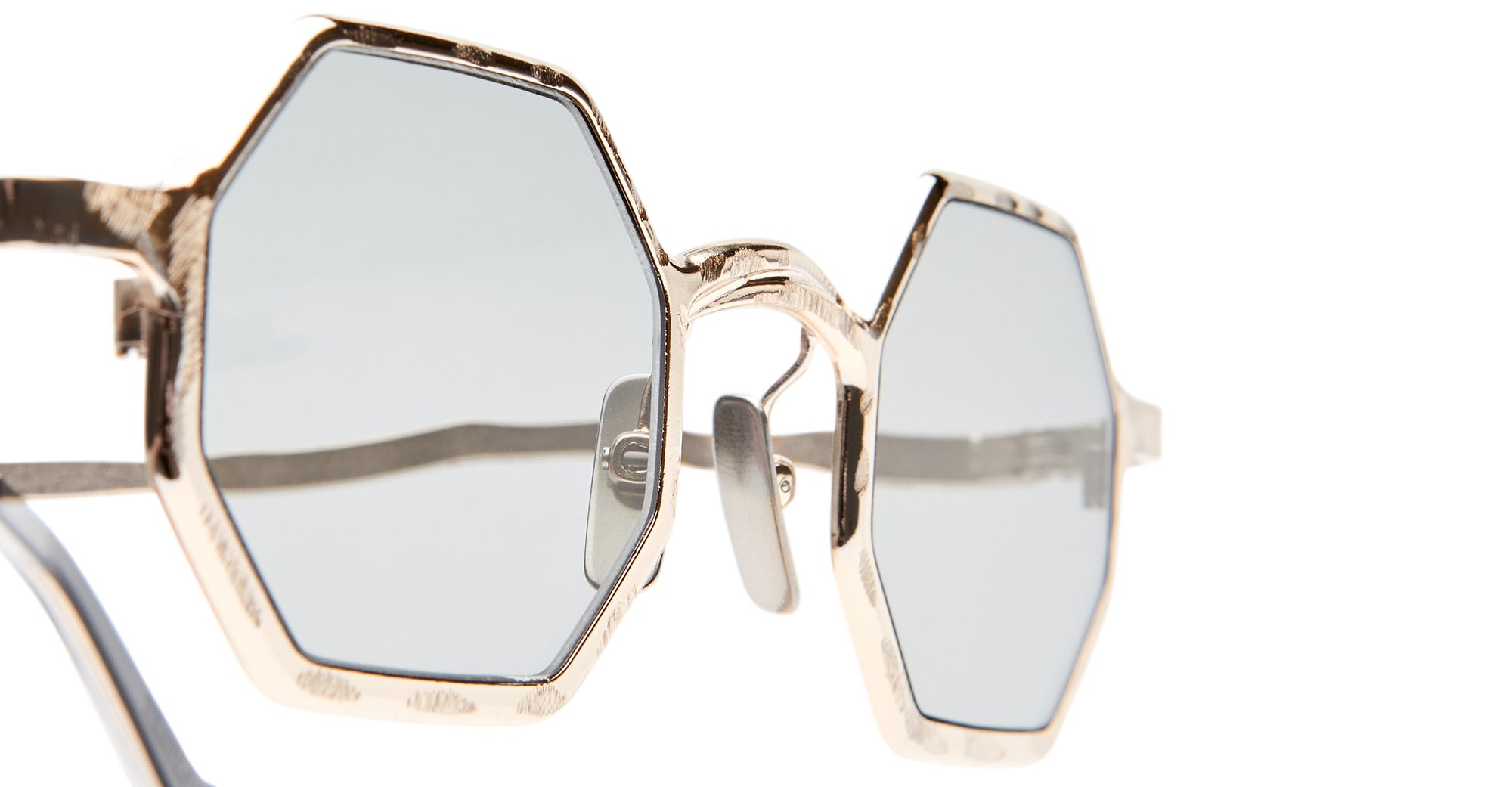 Ottica Mondello Roma - Kuboraum - KRSZ19PGG000002F - MASK Z19 - ROSE GOLD - metal, acetate - shape Hexagonal - rose gold - EYEWEAR - SUNGLASSES - Unisex,Uomo,Donna,Women,Men - lens Grey - Made In Italy
