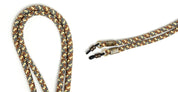 Silk cord - light brown / grey / beige