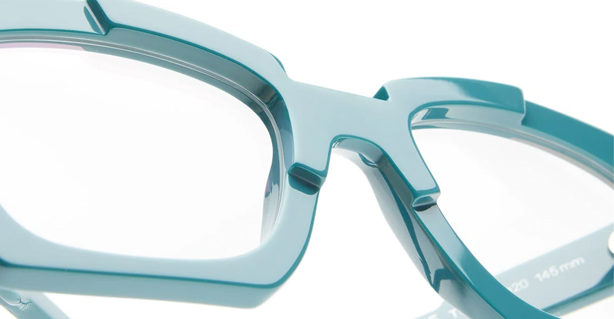 Ottica Mondello Roma - Kuboraum - KRO0K5TGR00000OP - MASK K5 - TEAL GREEN RX  - Acetate - shape Squared - green - EYEWEAR - EYEGLASSES - Donna,Women - lens Clear - Made In Italy