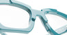 Ottica Mondello Roma - Kuboraum - KRO0K5TGR00000OP - MASK K5 - TEAL GREEN RX  - Acetate - shape Squared - green - EYEWEAR - EYEGLASSES - Donna,Women - lens Clear - Made In Italy