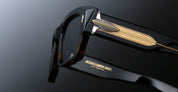 Ottica Mondello Roma - Jacques Marie Mage - JMMDK-13V - LAST FRONTIER VI - DAKOTA - BEAU - Acetate - shape Rectangular - Tortoise - EYEWEAR - SUNGLASSES - Uomo,Men - lens Grey - Made In Japan