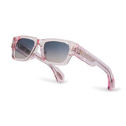 Ottica Mondello Roma - T HENRI - TAAM - TAYCAN - PAMPELONNE - Acetate - shape Rectangular - transparent pink - EYEWEAR - SUNGLASSES - Unisex,Uomo,Donna,Women,Men - lens Gradient blue - Made In Japan