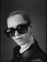 Ottica Mondello Roma - Jacques Marie Mage - JMMEZ-15A - ENZO - NOIR 15 - Acetate - shape Squared - Black - EYEWEAR - SUNGLASSES - Uomo,Men - lens orange - Made In Japan