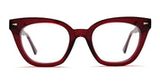 Ottica Mondello Roma - Ahlem - AHL.001105.OPT - Tunis - Burgundy RX - Acetate - shape Cat-eye - red - EYEWEAR - EYEGLASSES - Unisex,Uomo,Donna,Women,Men - lens Clear - Made In France