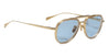 Ottica Mondello Roma - Jacques Marie Mage - JMMMD-19H - COMMANDER - CIEL - Titanium - shape Aviator - Gold - EYEWEAR - SUNGLASSES - Unisex,Uomo,Donna,Women,Men - lens Blue - Made In Japan