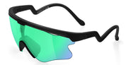 Ottica Mondello Roma - Alba Optics - 8053806717896 - DELTA LEI - BLACK / VZUM F-LENS BTL - Tr90 - shape Mask - Black - EYEWEAR - SUNGLASSES - Unisex,Uomo,Donna,Women,Men - lens blue green - Made In Italy