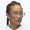 Ottica Mondello Roma - Kuboraum - KRO0G6TGY00000OP - MASK G6 - TRANSPARENT GREY RX - Acetate - shape  - transparent gray - EYEWEAR - EYEGLASSES - Donna,Women - lens Clear - Made In Italy