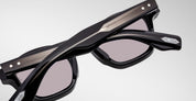 Ottica Mondello Roma - Jacques Marie Mage - JMMZP-10Y1 - DECADE COLLECTION: ZEPHIRIN - DECADE - Acetate - shape Squared - Black - EYEWEAR - SUNGLASSES - Uomo,Men - lens Gradient grey - Made In Japan