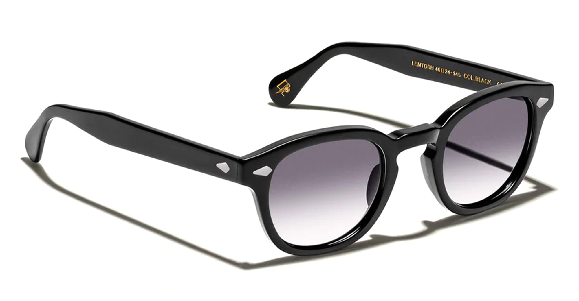  CUSTOM AMERICAN GREY FADE - Acetate - shape  - Black - EYEWEAR - SUNGLASSES - Unisex,Uomo,Donna,Women,Men - lens  - Made In China