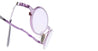 Ottica Mondello Roma - Kuboraum - KRSZ24FX0000002V - MASK Z24 FX - METALLIC FUCHSIA - metal, acetate - shape Oval - fuchsia - EYEWEAR - SUNGLASSES - Unisex,Uomo,Donna,Women,Men - lens violet - Made In Italy