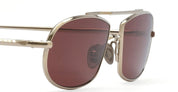 Ottica Mondello Roma - Ahlem - AHL.004048.SUN - Guerin - Grey Gold / Plum Lens (Limited Ed.) - Acetate - shape Oval - Gold - EYEWEAR - SUNGLASSES - Unisex,Uomo,Donna,Women,Men - lens Brown - Made In France
