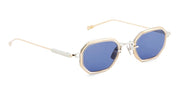 Ottica Mondello Roma - Sato - Timir-II-P-RG-1 - Timir II - Platinum / Rose Gold - Titanium - shape Squared - silver, gold - EYEWEAR - SUNGLASSES - Unisex,Uomo,Donna,Women,Men - lens Blue - Made In Japan