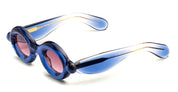 Ottica Mondello Roma - Paloceras - CB-RX - PEBBLE - Crystal Blue RX - Acetate - shape Oval - blue - EYEWEAR - SUNGLASSES - Unisex,Uomo,Donna,Women,Men - lens red - Made In China