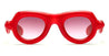 Ottica Mondello Roma - Paloceras - pebble-velvet-rouge-vx - PEBBLE - VELVET ROUGE VX - Acetate - shape Pilot - red - EYEWEAR - SUNGLASSES - Unisex,Uomo,Donna,Women,Men - lens Gradient pink - Made In China