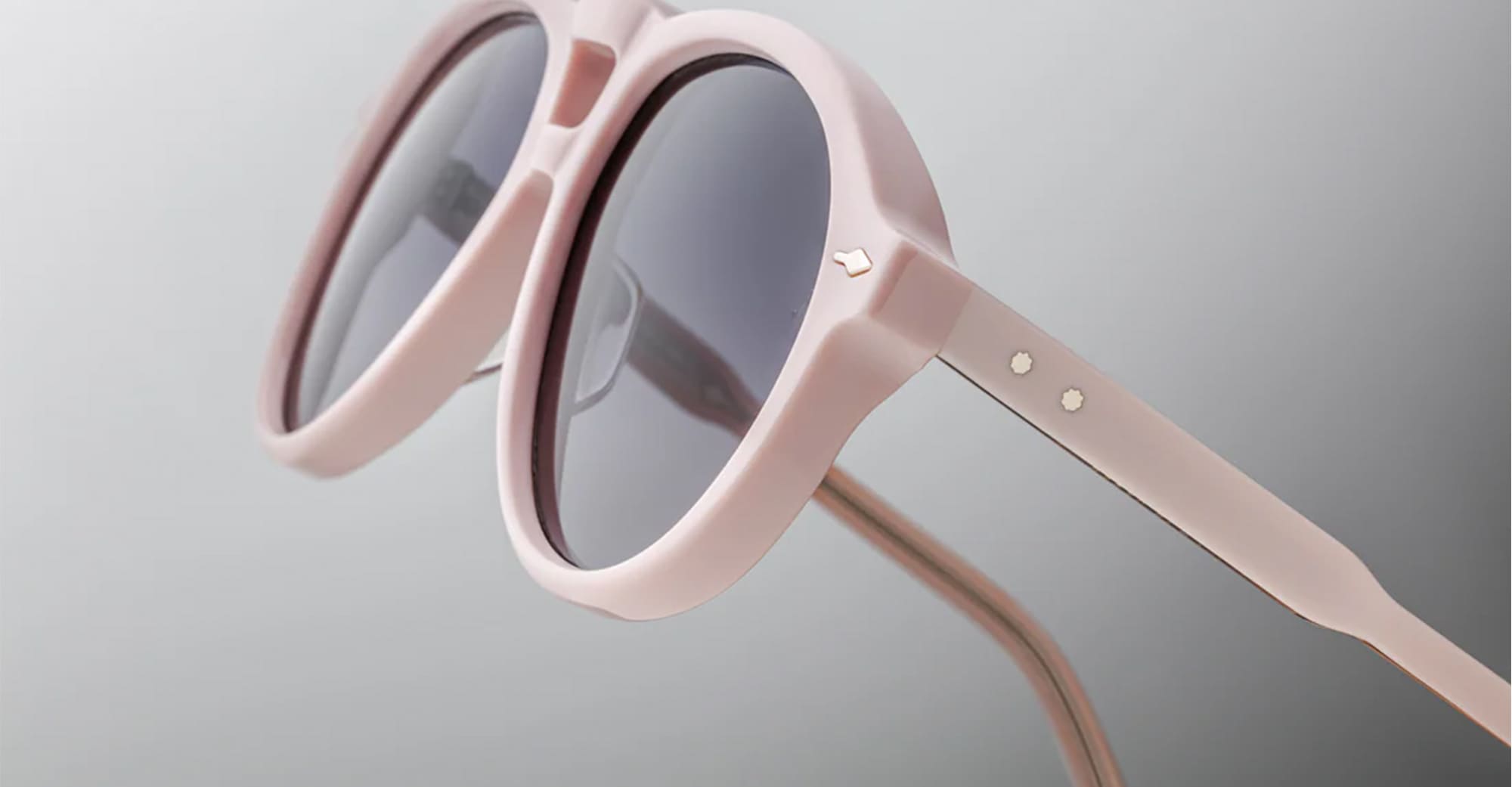 Ottica Mondello Roma - Jacques Marie Mage - JMMVK-11X - VALKYRIE - MARSHMALLOW - Acetate - shape Aviator - pink - EYEWEAR - SUNGLASSES - Unisex,Uomo,Donna,Women,Men - lens Grey - Made In Japan