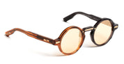 Ottica Mondello Roma - Movitra - ERROR 404 LIGHT BROWN S - ERROR 404 - BLACK - LIGHT BROWN / GOLD LENS - Acetate - shape Round - black, brown - EYEWEAR - SUNGLASSES - Uomo,Men - lens Gold - Made In Italy