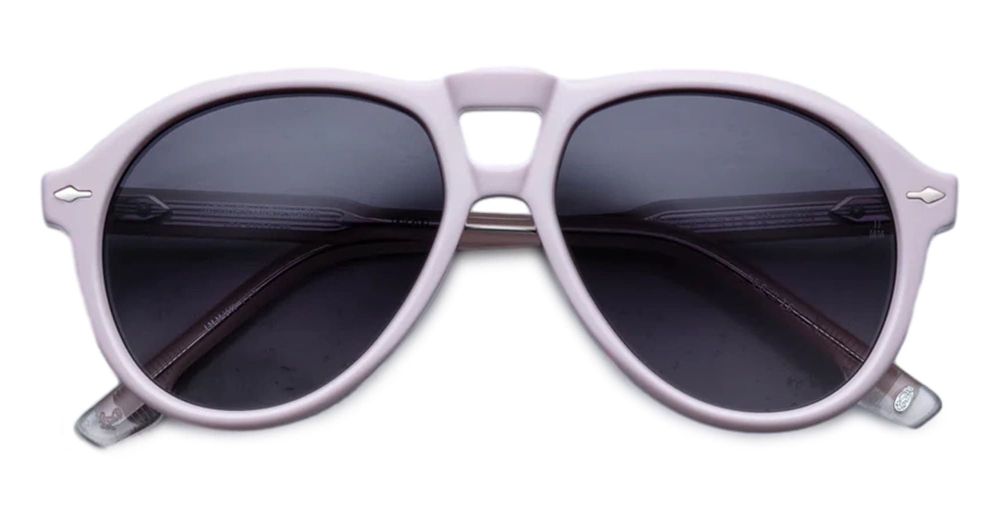 Ottica Mondello Roma - Jacques Marie Mage - JMMVK-11X - VALKYRIE - MARSHMALLOW - Acetate - shape Aviator - pink - EYEWEAR - SUNGLASSES - Unisex,Uomo,Donna,Women,Men - lens Grey - Made In Japan
