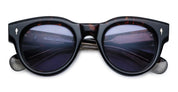 Ottica Mondello Roma - Jacques Marie Mage - JMMLM-13V - MOLITOR - BEAU - Acetate - shape Round - Tortoise - EYEWEAR - SUNGLASSES - Unisex,Uomo,Donna,Women,Men - lens Blue - Made In Japan