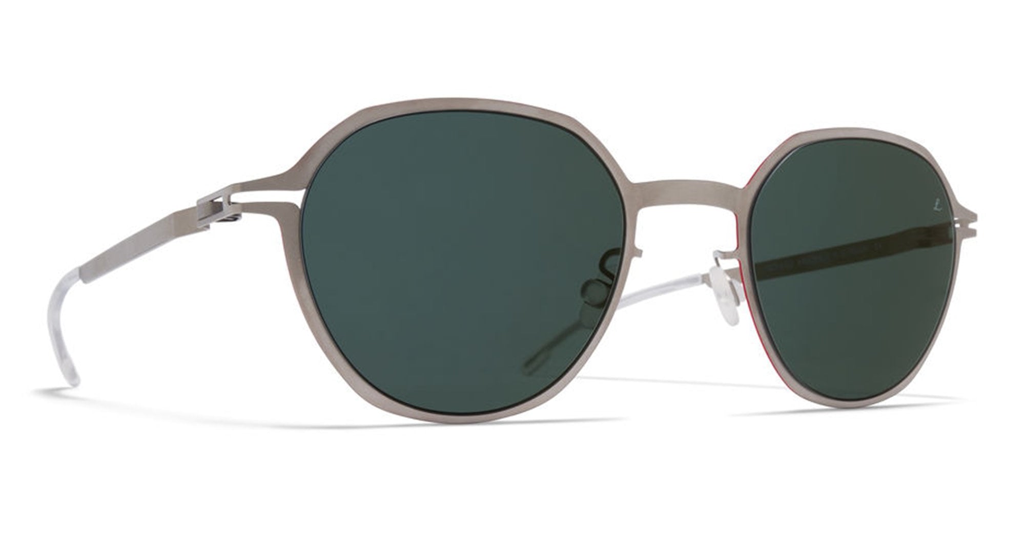 Ottica Mondello Roma - Mykita - 10091562 - ML18 - Matte silver /  Leica Green 85 Lens - stainless steel - shape  - Silver - EYEWEAR - SUNGLASSES - Unisex,Uomo,Donna,Women,Men - lens  - Made In Germany