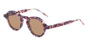 Ottica Mondello Roma - Thom Browne - UES926A-G0002-960-47 - ROUND - RWB TORTOISE - Acetate - shape Round - dark grey - EYEWEAR - SUNGLASSES - Uomo,Men - lens Brown - Made In Japan