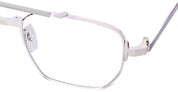 Ottica Mondello Roma - Akoni - AKX-539C-52 - PROTEUS - SHINY SILVER RX - Titanium - shape Navigator - Silver - EYEWEAR - EYEGLASSES - Unisex,Uomo,Donna,Women,Men - lens Clear - Made In Japan