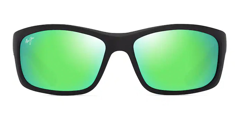  MAUI GREEN - nylon - shape Squared - Black - EYEWEAR - SUNGLASSES - Unisex,Uomo,Donna,Women,Men - lens Green - Made In Japan