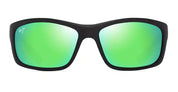 Ottica Mondello Roma - Maui Jim - MJ0766S-004 - KANAIO COAST - MATTE BLACK / GREEN / MAUI GREEN - nylon - shape Squared - Black - EYEWEAR - SUNGLASSES - Unisex,Uomo,Donna,Women,Men - lens Green - Made In Japan