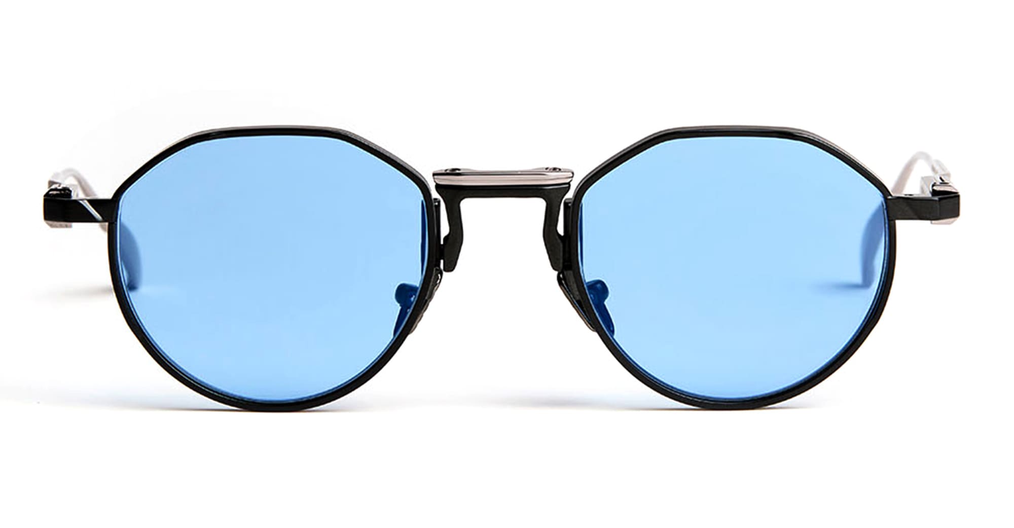  Blue Lens - Titanium - shape  - grey - EYEWEAR - SUNGLASSES - Uomo,Men - lens  - Made In Italy