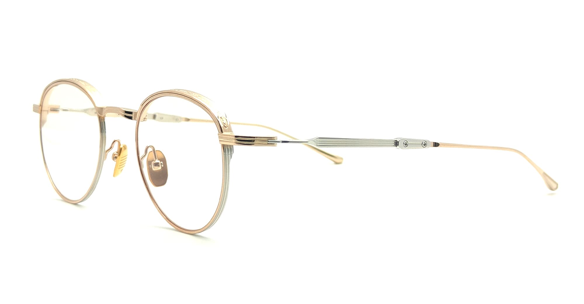 Ottica Mondello Roma - Jacques Marie Mage - JMMBHRX-54 - ARCHIBALD - ALTAN RX - Titanium - shape Round - Gold - EYEWEAR - SUNGLASSES - Uomo,Men - lens light brown - Made In Japan
