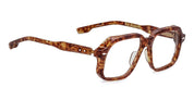 Ottica Mondello Roma - Jacques Marie Mage - JMMOTRX-H13 - DOMOTO - HONEYCOMB RX - Acetate - shape Squared - Havana - EYEWEAR - SUNGLASSES - Unisex,Uomo,Donna,Women,Men - lens Clear - Made In Japan