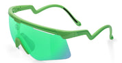 Ottica Mondello Roma - Alba Optics - 8050054517810 - DELTA - PISTACHIO / VZUM F-LENS BTL - Tr90 - shape Mask - green - EYEWEAR - SUNGLASSES - Unisex,Uomo,Donna,Women,Men - lens blue green - Made In Italy
