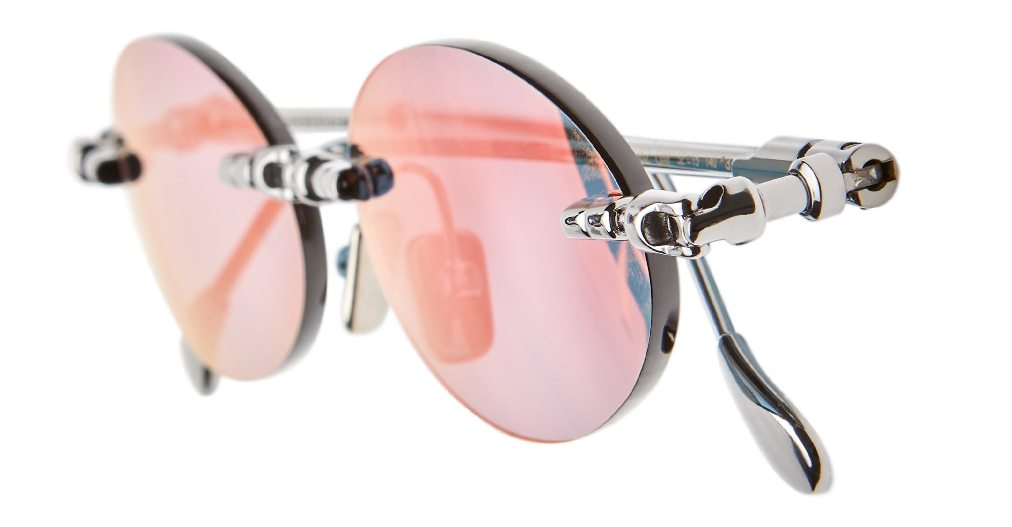 Ottica Mondello Roma - Kuboraum - KRSH62GM0000004R - MASK H62 - GUNMETAL - Metal - shape Oval - grey - EYEWEAR - SUNGLASSES - Unisex,Uomo,Donna,Women,Men - lens violet - Made In Italy
