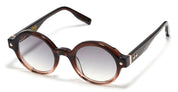 Ottica Mondello Roma - John Dalia - P13-C148-50 - Project 13 (50) - C148 Bicolore Brown - Rose Gold - Acetate - shape Round - brown, gold - EYEWEAR - SUNGLASSES - Unisex,Uomo,Donna,Women,Men - lens Gradient grey - Made In France