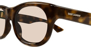 Ottica Mondello Roma - Saint Laurent - SL 815 ROMY-009 - SL 815 ROMY-009 - HAVANA - Acetate - shape Round - Havana - EYEWEAR - SUNGLASSES - Donna,Women - lens yellow - Made In Italy