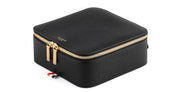 Eyewear leather travel case - black