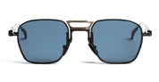 Ottica Mondello Roma - Movitra - APEX 07-C1 S - Apex 07 - C1 Brushed Gunmetal / Polar blue Lens - Titanium - shape Squared - grey - EYEWEAR - SUNGLASSES - Uomo,Men - lens Blue - Made In Italy